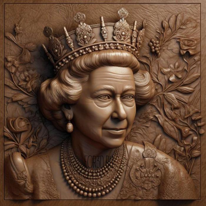 queen elizabeth 1 stl model for CNC